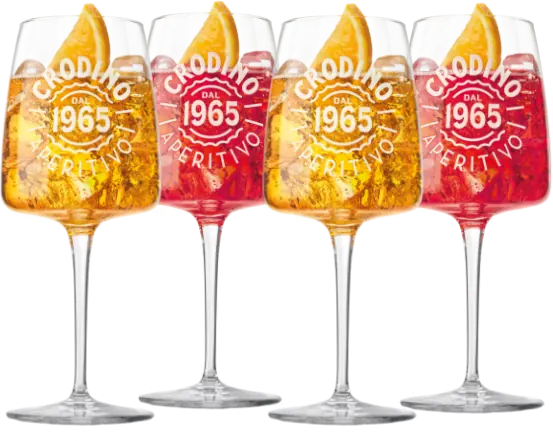 Crodino Gläser